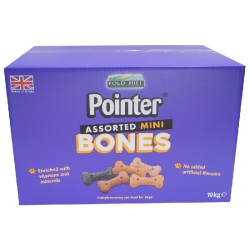 Pointer Assorted Mini Bones 10kg By Foldhill